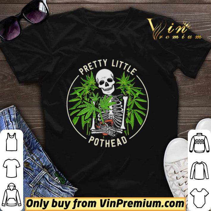 Skeleton weed pretty little pothead shirt sweater