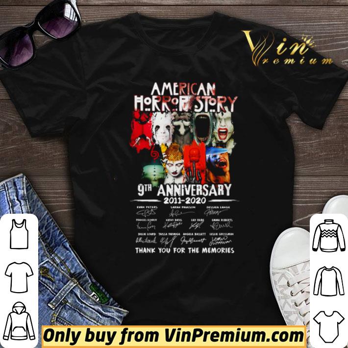American Horror Story 9th anniversary 2011 2020 thank you for the memories shirt sweater