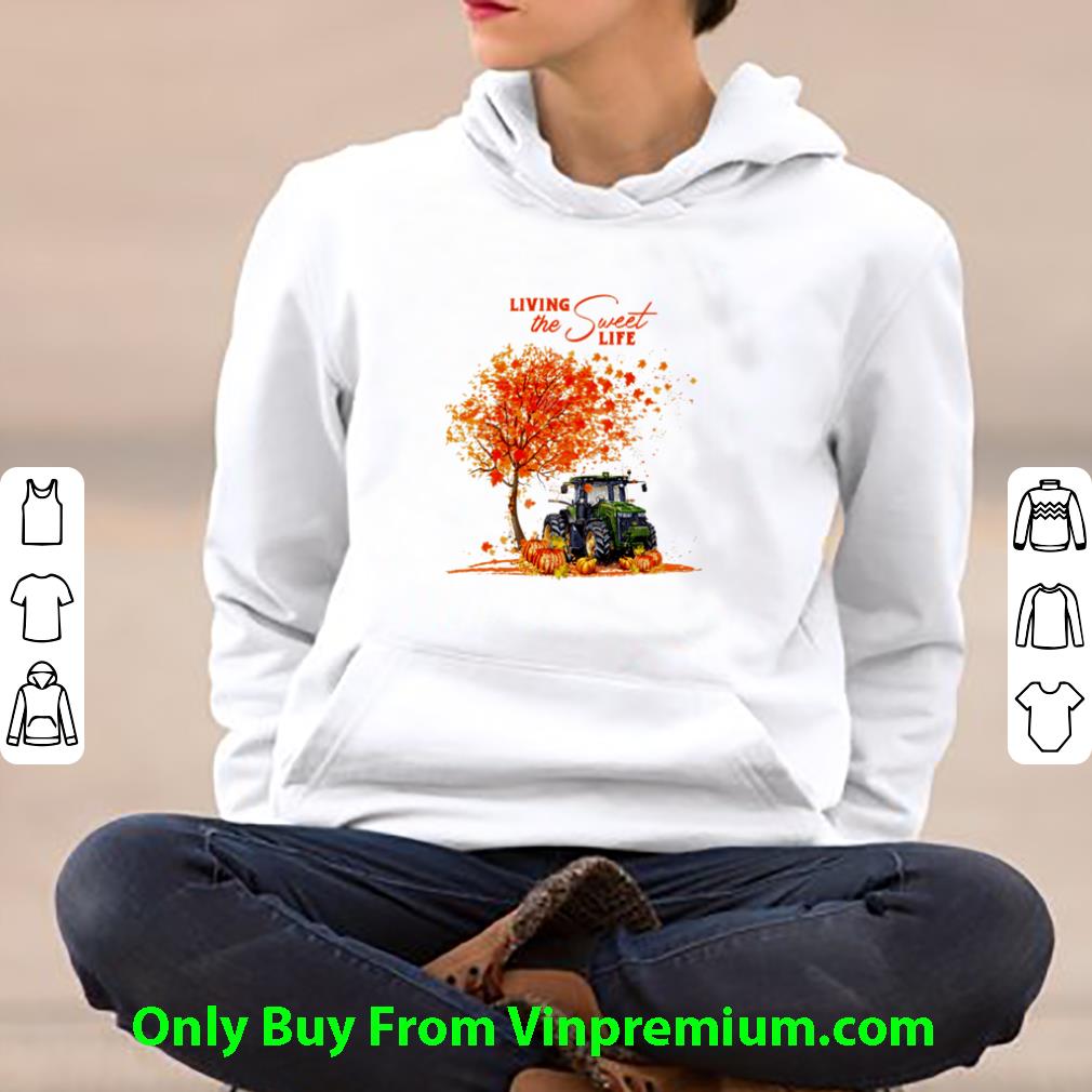 97f84b4a premium tractor living the sweet life halloween shirt 4 - Premium Tractor Living The Sweet Life Halloween shirt