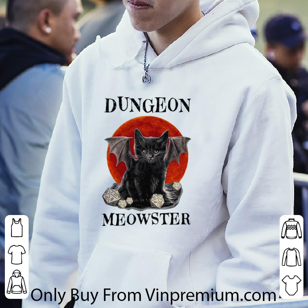 97fce8fb great cat dungeon meowster moon blood shirt 4 - Great Cat Dungeon Meowster Moon Blood shirt
