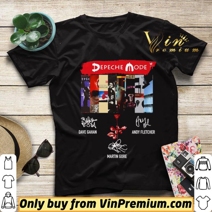 9a8efa83 depeche mode dave gahan andy fletcher martin gore signature shirt sweater 4 - Depeche Mode Dave Gahan Andy Fletcher Martin Gore signature shirt sweater