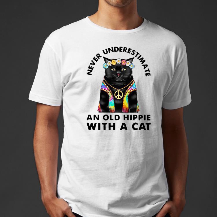 ac411a8d never underestimate an old hippie with a cat shirt 4 - Never Underestimate An Old Hippie With A Cat Shirt