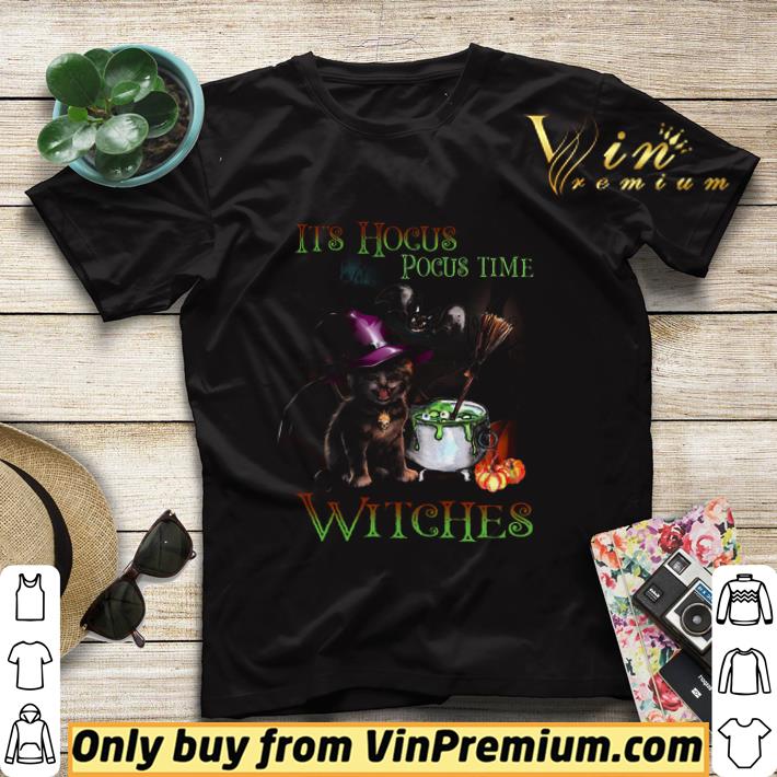 Halloween It's Hocus Pocus Time Cat Witches shirt sweater b3af34bc halloween it s hocus pocus time cat witches shirt sweater 4 - Halloween It's Hocus Pocus Time Cat Witches shirt sweater