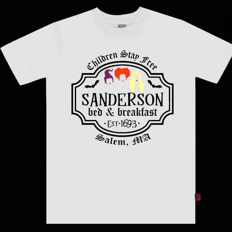 Hocus Pocus Children Stay Free Sanderson Bed And Breakfast East 1693 Salem Shirt