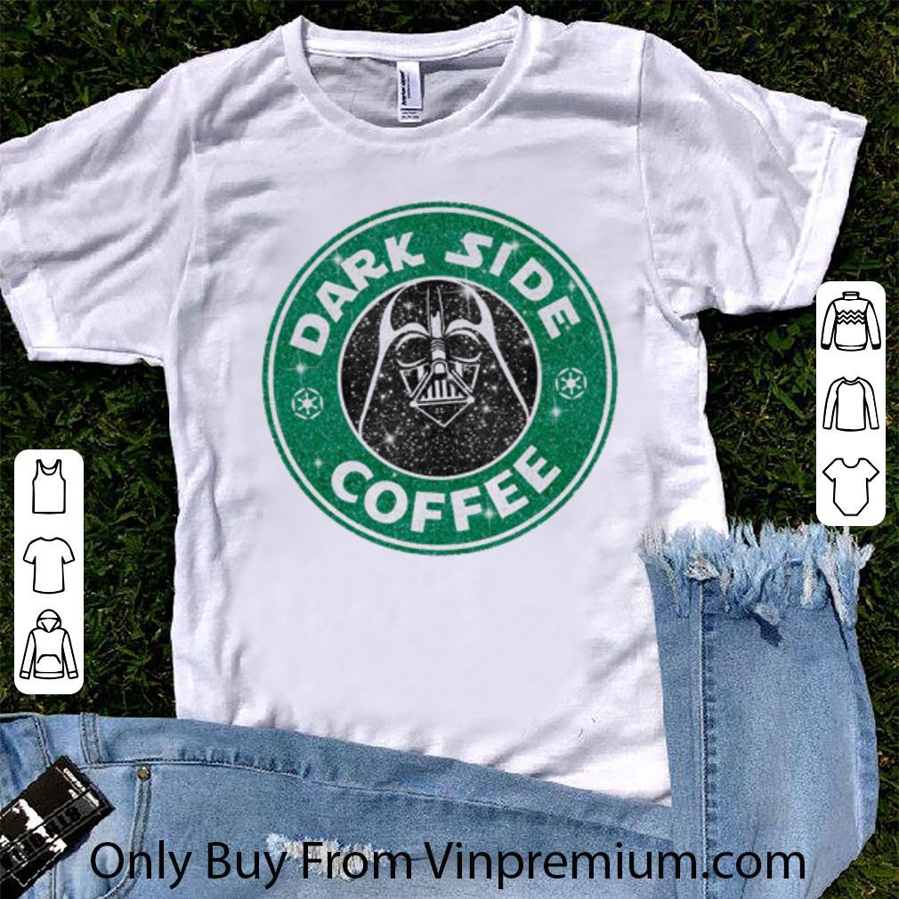 Top Darth Vader Dark Side Coffee Starbuck Logo shirt