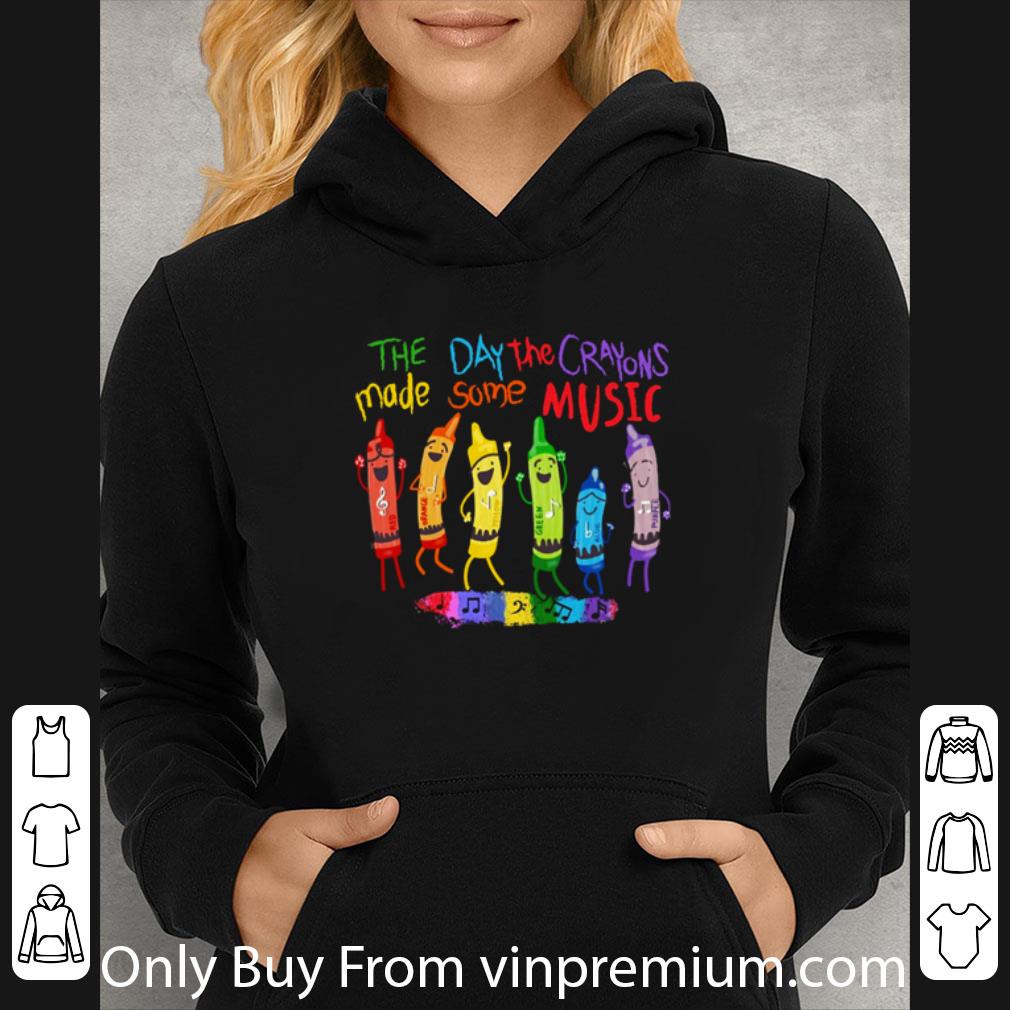 b71122d9 top colors the day the crayons made some music shirt 4 - Top Colors The Day The Crayons Made Some Music shirt