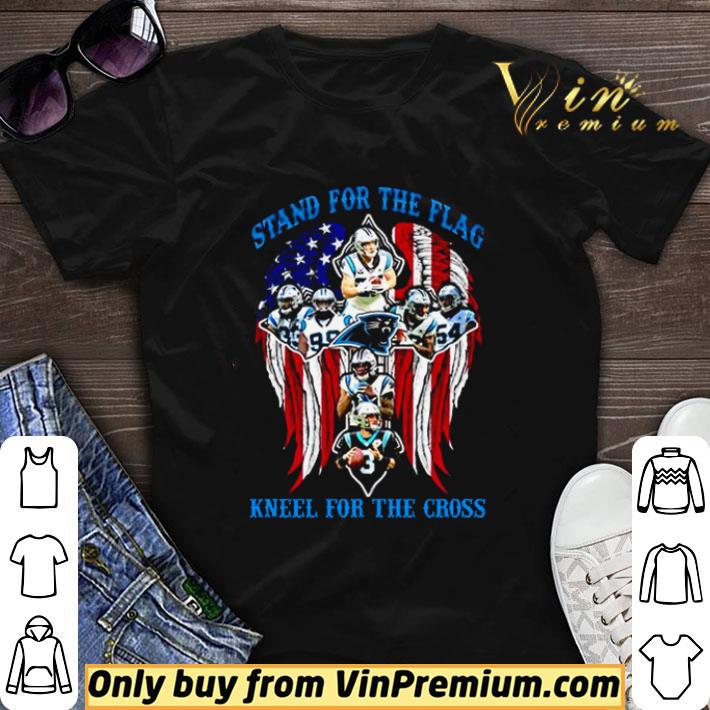 Carolina Panthers Stand for the flag kneel for the cross shirt sweater