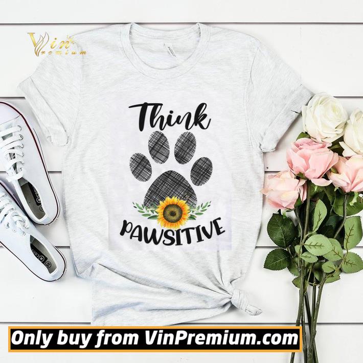 Sunflower Think Pawsitive shirt sweater c93b2bc9 sunflower think pawsitive shirt sweater 4 - Sunflower Think Pawsitive shirt sweater