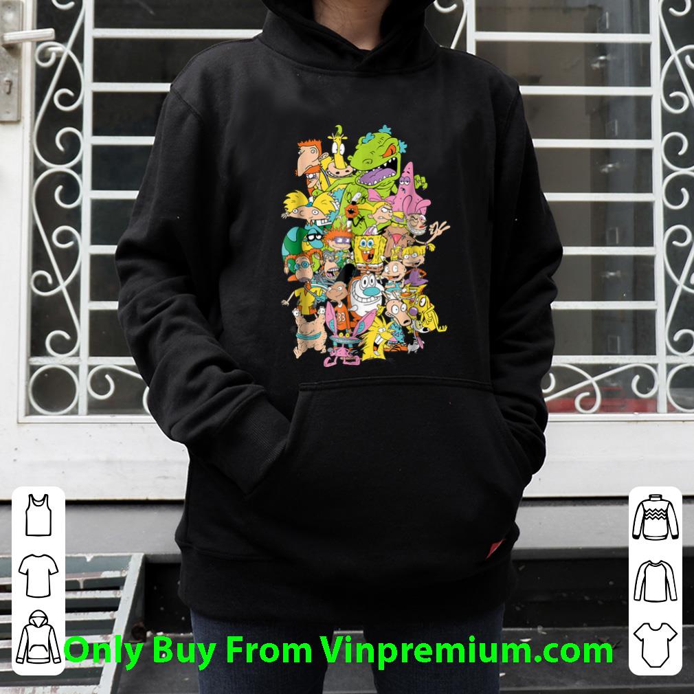 cbd4a37c hot nickelodeon complete nick 90s all character shirt 4 - Hot Nickelodeon Complete Nick 90s All Character shirt