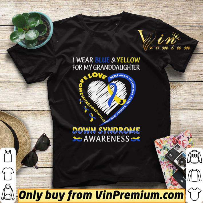 Pretty I Wear Blue And Yellow For My Granddaughter Down Syndrome Awareness Heart Family Fight Strength Courage shirt sweater d060c078 pretty i wear blue and yellow for my granddaughter down syndrome awareness heart family fight strength courage shirt sweater 4 - Pretty I Wear Blue And Yellow For My Granddaughter Down Syndrome Awareness Heart Family Fight Strength Courage shirt sweater
