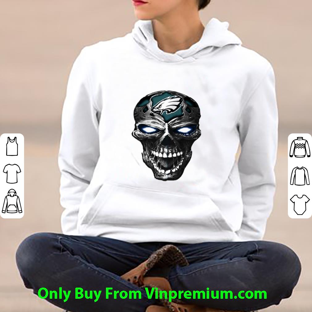 d477e146 pretty darkness skull philadelphia eagles football logo shirt 4 - Pretty Darkness Skull Philadelphia Eagles Football Logo shirt