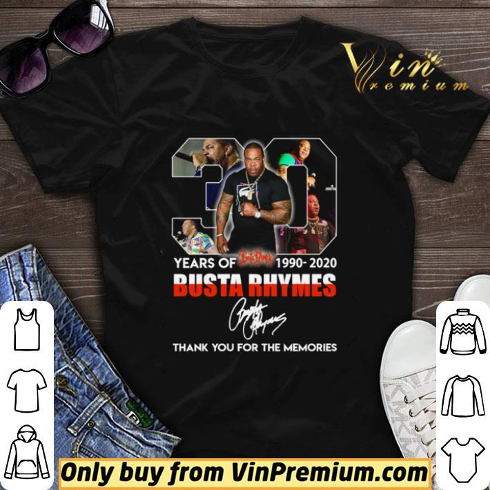 30 years of Busta Rhymes 1990 2020 thank you for the memories shirt sweater