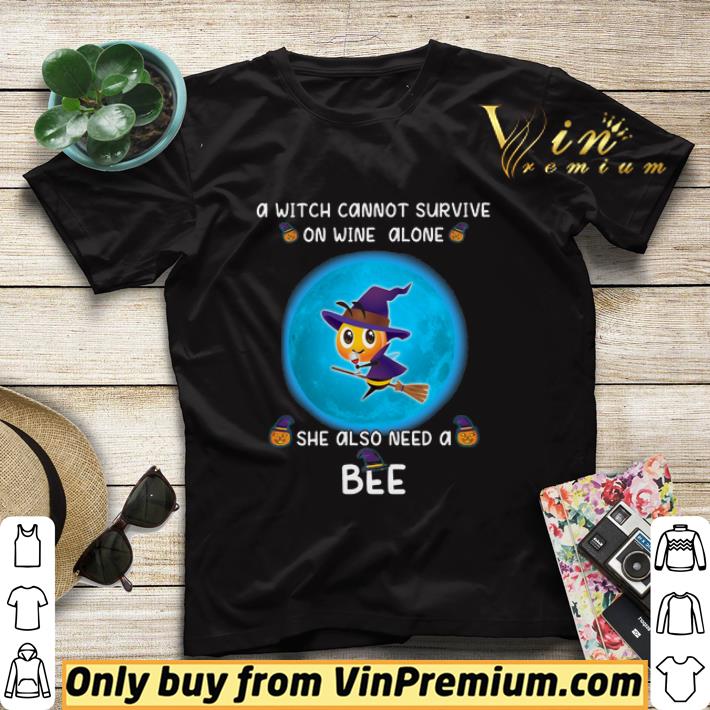 Halloween A Witch Cannot Survive On Wine Alone She Also Need A Bee shirt sweater d828faa6 halloween a witch cannot survive on wine alone she also need a bee shirt sweater 4 - Halloween A Witch Cannot Survive On Wine Alone She Also Need A Bee shirt sweater