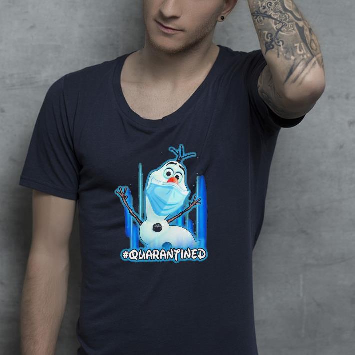 e0fbb332 olaf snowman wear mask quarantined shirt 4 - Olaf snowman wear mask quarantined Shirt