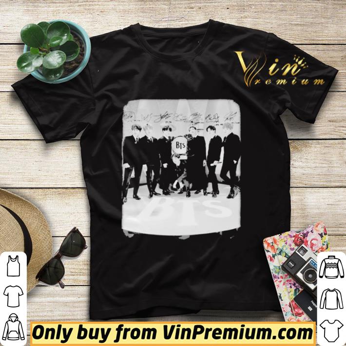 ed630cdd bts band members signatures shirt sweater 4 - Bts band members signatures shirt sweater