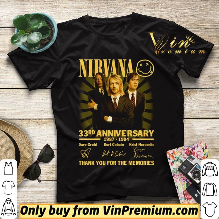 Nibvana 33rd anniversary 1987 1994 signature thank you for the memories shirt sweater fceda651 nibvana 33rd anniversary 1987 1994 signature thank you for the memories shirt sweater 4 - Nibvana 33rd anniversary 1987 1994 signature thank you for the memories shirt sweater