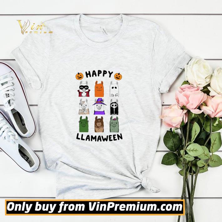 107ef01a pretty llama happy llamaween halloween shirt sweater 4 - Pretty Llama Happy Llamaween Halloween shirt sweater