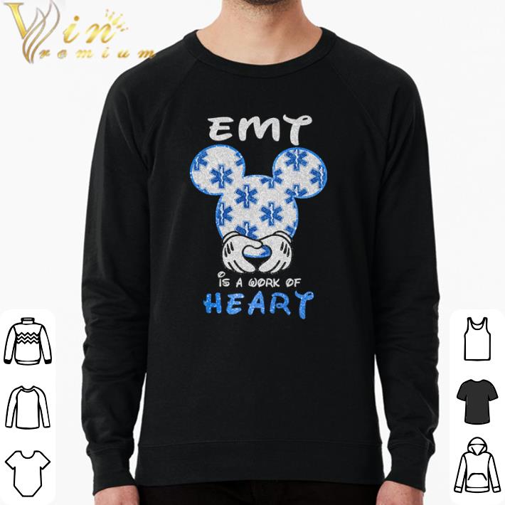 Nice Mickey mouse EMT is a work of heart shirt sweater 10d7acfa nice mickey mouse emt is a work of heart shirt sweater 4 - Nice Mickey mouse EMT is a work of heart shirt sweater