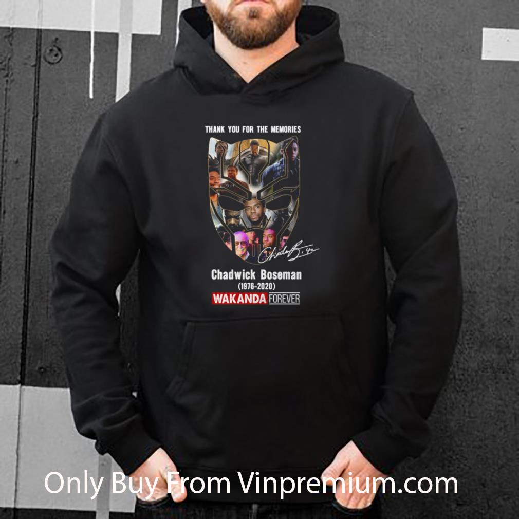 11280d8d premium thank you for the memories chadwick boseman 1976 2020 wakanda forever shirt 4 - Premium Thank You For The Memories Chadwick Boseman 1976-2020 Wakanda Forever shirt