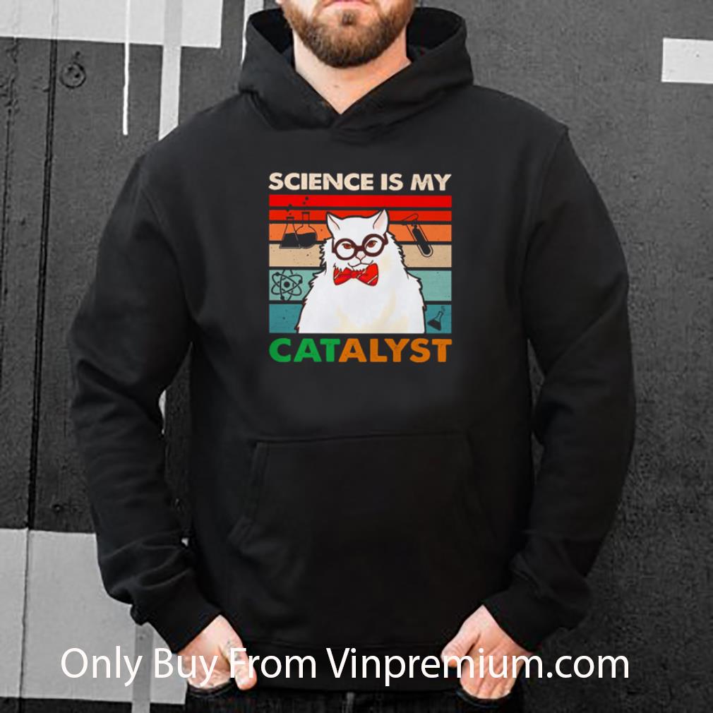 1233c6c6 original white cat science is my catalyst vintage shirt 4 - Original White Cat Science Is My Catalyst Vintage shirt