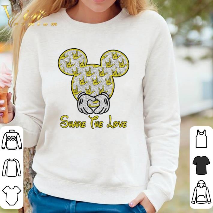 18761d4f nice mickey mouse share the love shirt sweater 4 - Nice Mickey mouse share the love shirt sweater
