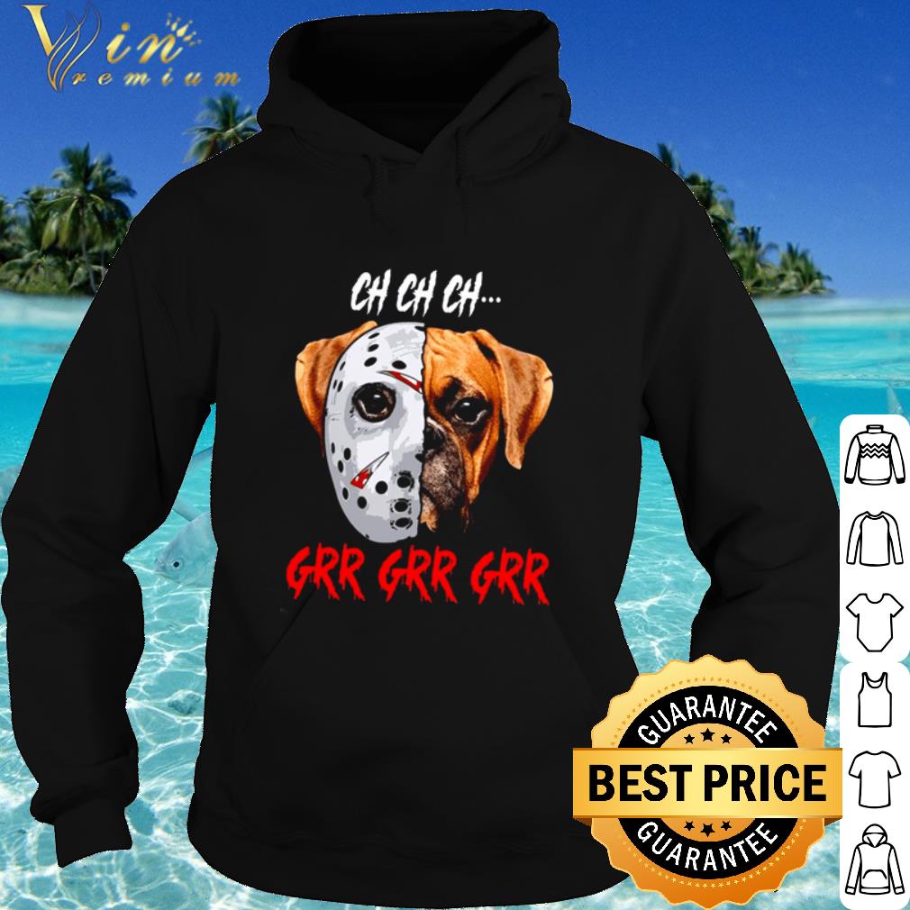22e2e29a official bulldog horror movies jason voorhees ch ch ch grr grr grr shirt 4 - Official Bulldog Horror movies Jason Voorhees Ch Ch Ch Grr Grr Grr shirt