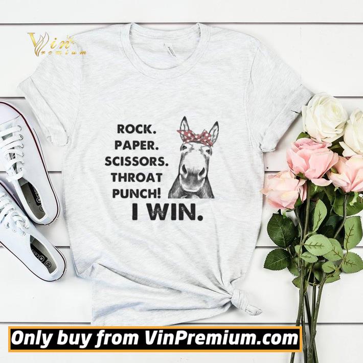 Original Donkey rock paper scissors throat punch i win shirt sweater 26008623 original donkey rock paper scissors throat punch i win shirt sweater 4 - Original Donkey rock paper scissors throat punch i win shirt sweater