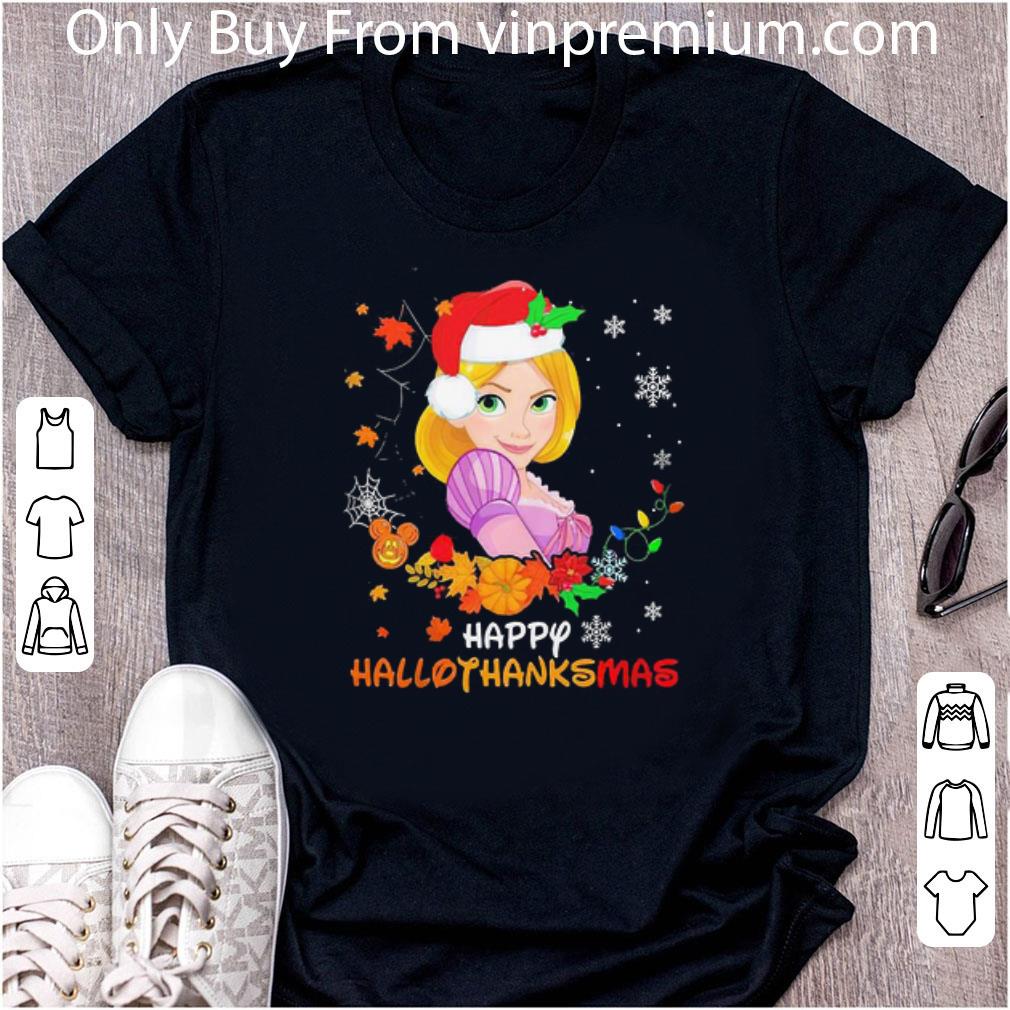 Awesome Rapunzel Happy Hallothanksmas shirt