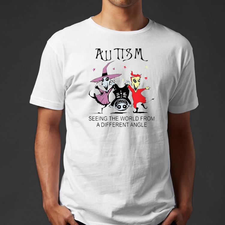 2ae528e4 autism seeing the world from a differient angle shirt 4 - Autism Seeing The World From A Differient Angle Shirt