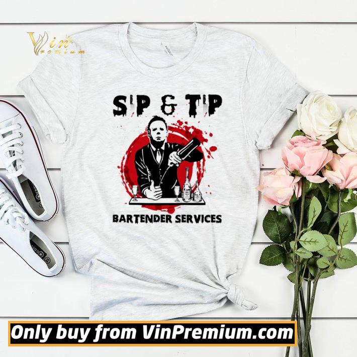 2f1e3670 premium michael myers sip and tip bartender services shirt sweater 4 - Premium Michael Myers sip and tip bartender services shirt sweater