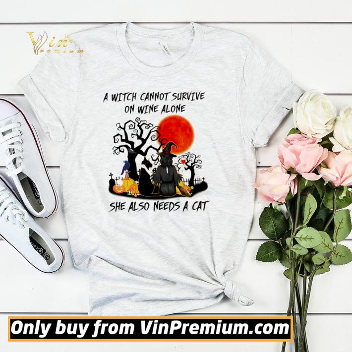 Pretty A witch cannot survive on wine alone she also needs a cat shirt sweater 4c614e96 pretty a witch cannot survive on wine alone she also needs a cat shirt sweater 4 - Pretty A witch cannot survive on wine alone she also needs a cat shirt sweater