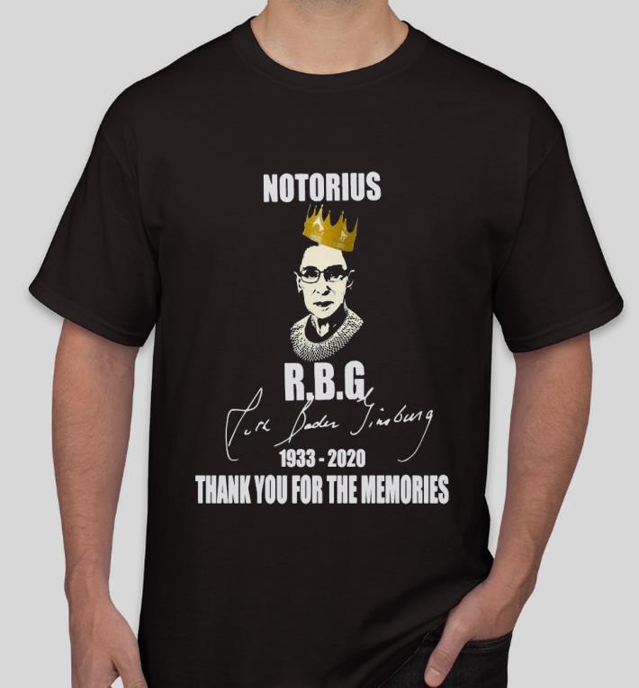 Nice Notorious RBG 1933 2020 thank you for the memories signature Shirt 5bbeb8d8 nice notorious rbg 1933 2020 thank you for the memories signature shirt 4 - Nice Notorious RBG 1933 2020 thank you for the memories signature Shirt
