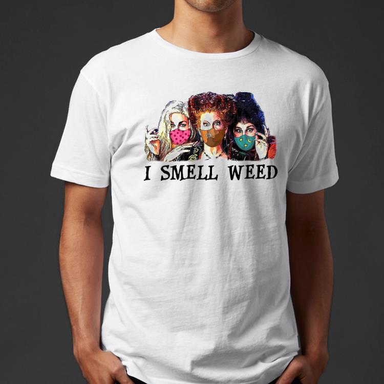5d4fcbda premium hocus pocus face mask i smell weed shirt 4 - Premium Hocus Pocus Face Mask I Smell Weed Shirt