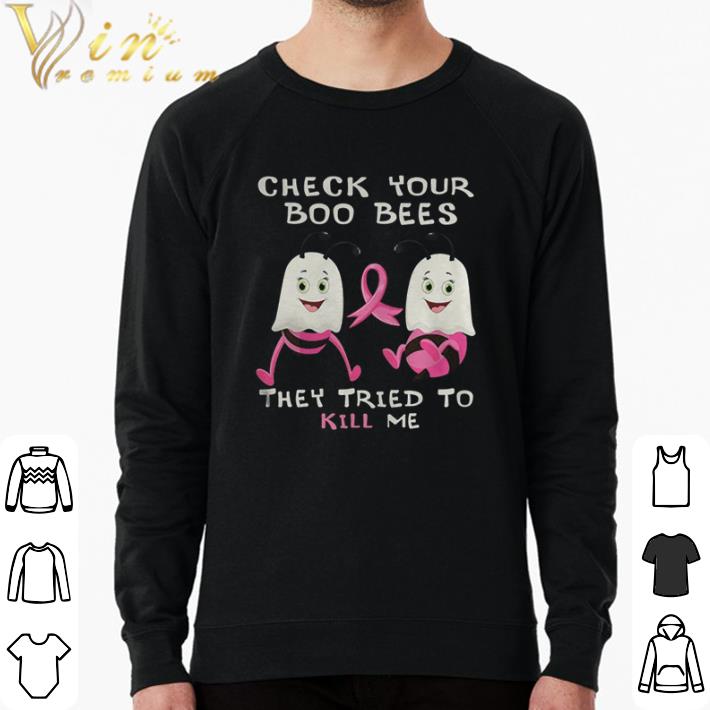 6865b0c0 official check your boo bees kill me breast cancer ghost halloween shirt sweater 4 - Official Check Your Boo Bees kill me breast cancer ghost halloween shirt sweater