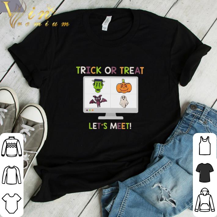 Funny Halloween trick or treat let’s meet shirt sweater