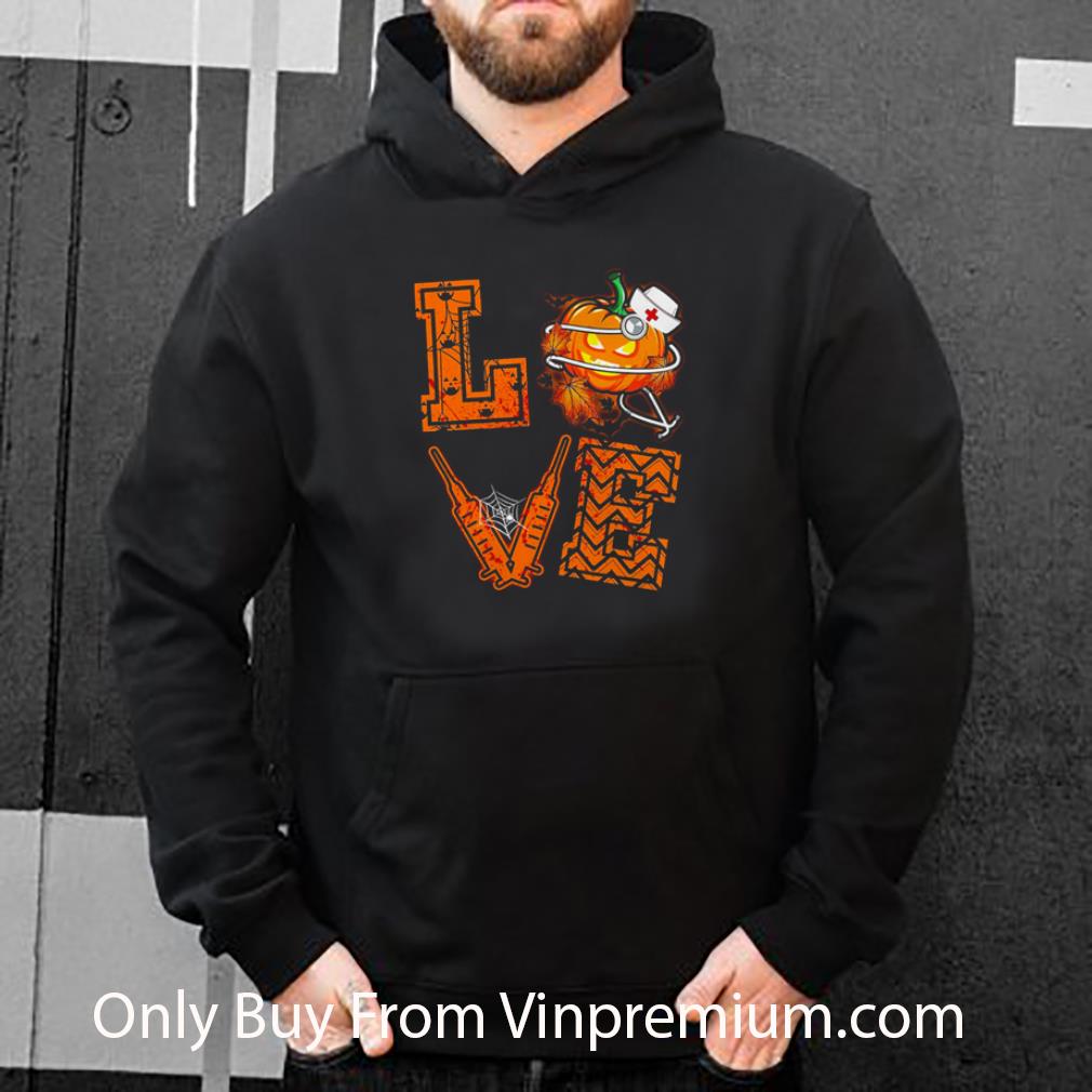 Nice Halloween Love Pumpkin Nurse shirt 75eb7278 nice halloween love pumpkin nurse shirt 4 - Nice Halloween Love Pumpkin Nurse shirt