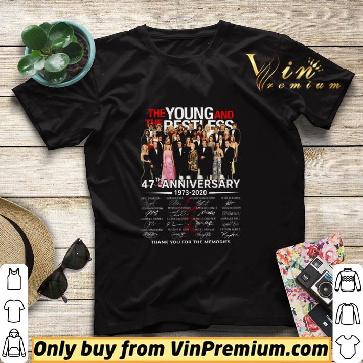 7ed242d4 the young and the bestless 47th anniversary 1973 2020 signature thank you shirt sweater 4 - The Young And The Bestless 47th Anniversary 1973 2020 Signature Thank You shirt sweater