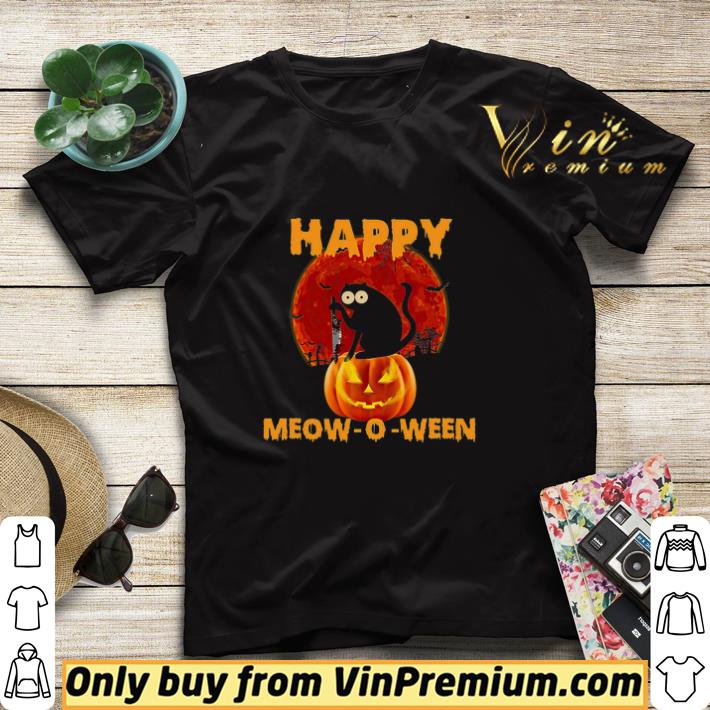 853fbf6d black cat pumpkin happy meow o ween happy halloween shirt sweater 4 - Black Cat Pumpkin Happy Meow O Ween Happy Halloween shirt sweater