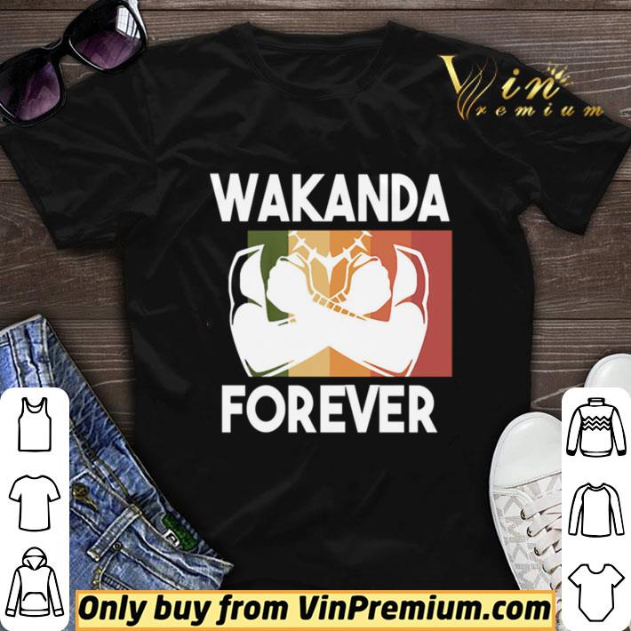 Black panther rip chadwick Boseman wakanda forever vintage retro shirt sweater