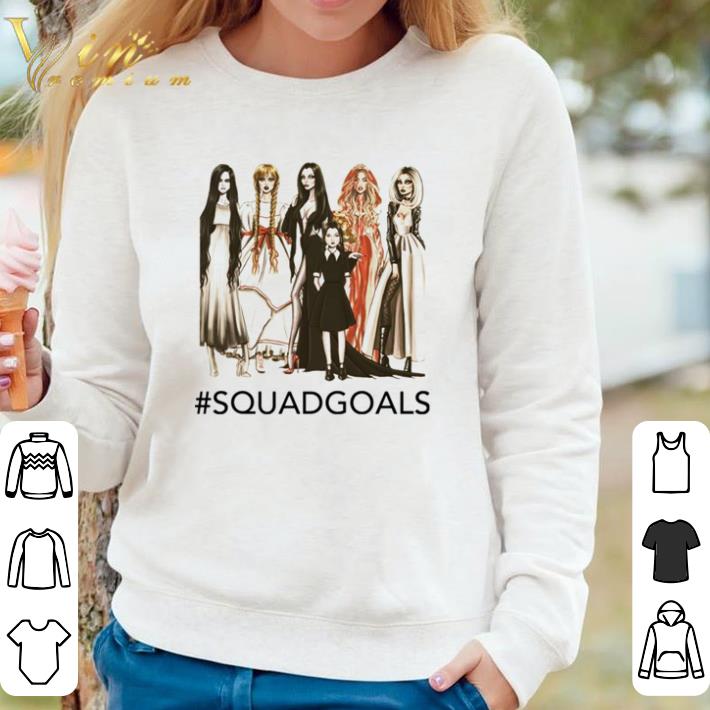 8cf44f92 top squad goals samara annabelle morticia halloween shirt 4 - Top Squad Goals Samara, Annabelle, Morticia Halloween shirt
