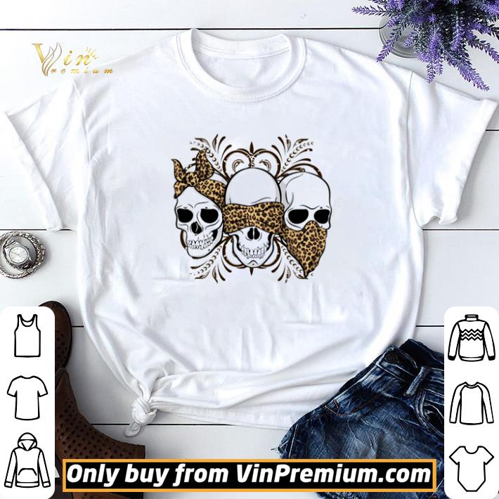 Awesome Skulls Leopard shirt sweater
