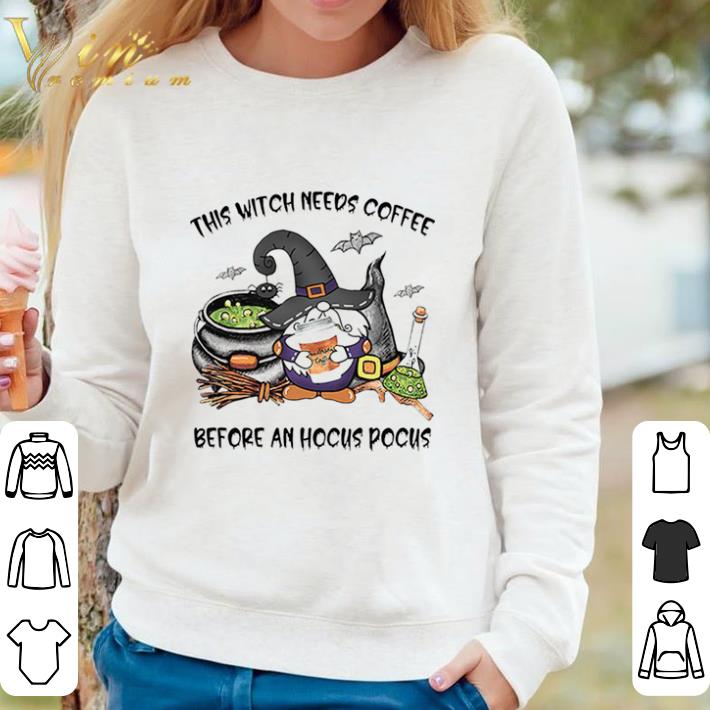 adf42656 hot this witch need coffee gnome hocus pocus shirt sweater 4 - Hot This Witch Need Coffee Gnome Hocus Pocus shirt sweater
