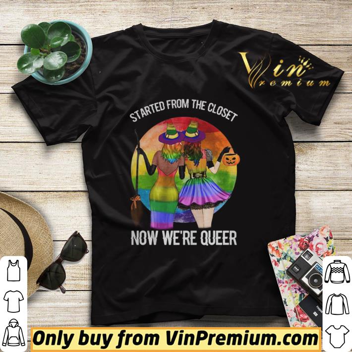 b97d9bd2 lgbt rainbow witch started from the closet now we re queer vintage retro shirt sweater 4 - Lgbt rainbow witch started from the closet now we’re queer vintage retro shirt sweater