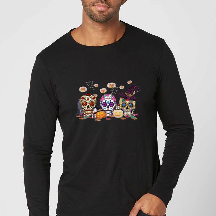 c8ae1a28 sugar skull halloween shirt 4 - Sugar Skull Halloween Shirt
