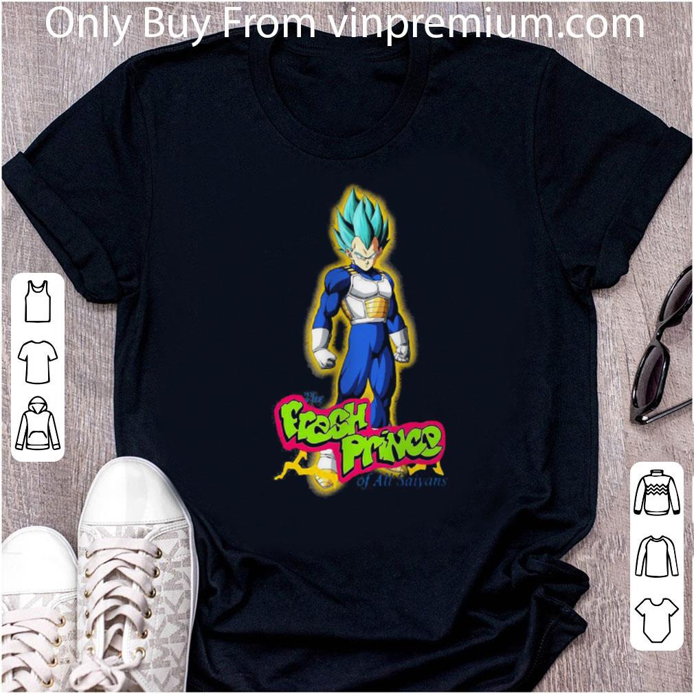 Awesome The Fresh Prince Of All Saiyans shirt