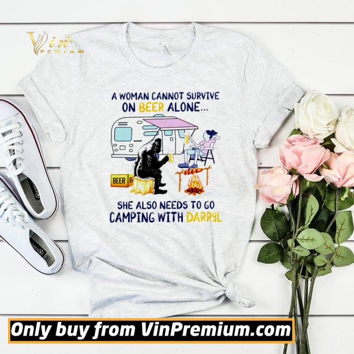 df7fd607 a woman cannot survive on beer alone she also needs to go camping with darryl shirt sweater 4 - A woman cannot survive on beer alone she also needs to go camping with darryl shirt sweater