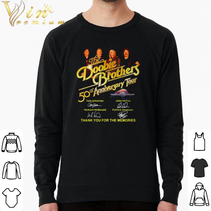 e62d2e0e hot the doobie brothers 50th anniversary tour thank you for the memories signatures shirt sweater 4 - Hot The Doobie Brothers 50th anniversary tour thank You for the memories signatures shirt sweater