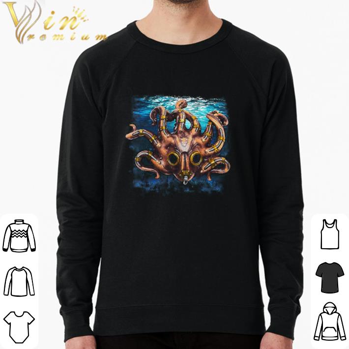 Hot Steampunk Octopus Scuba Mask shirt sweater f33a7bec hot steampunk octopus scuba mask shirt sweater 4 - Hot Steampunk Octopus Scuba Mask shirt sweater