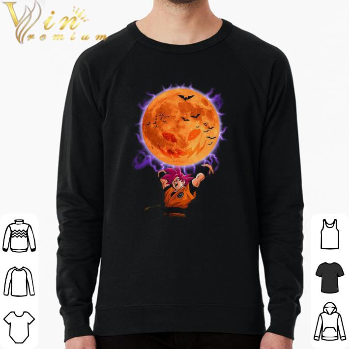 fcfae3a0 hot dragon ball son goku super saiyan god genkidama pumpkin halloween shirt sweater 4 - Hot Dragon Ball Son Goku Super Saiyan God Genkidama Pumpkin Halloween shirt sweater