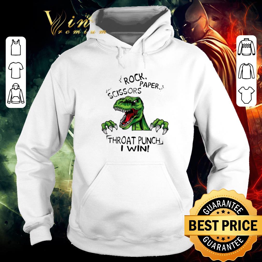 0de29e8f nice dinosaur t rex rock paper scissors throat punch i win shirt 4 - Nice Dinosaur T Rex Rock Paper Scissors Throat Punch I Win shirt